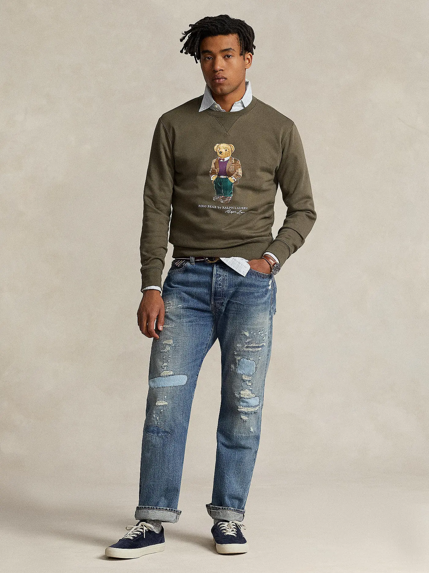 POLO RALPH LAUREN | Sweater | olive